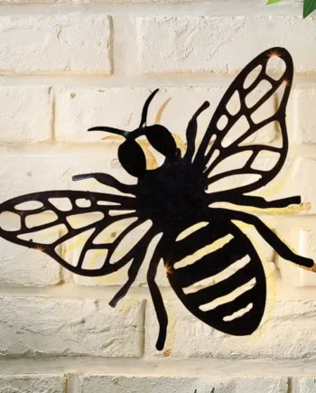 Firefly Wall Art Solar Light - Bee
