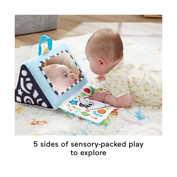 Fisher-Price Baby Musical Toy, Kick & Play Soft Piano for Tummy Time with Lights & Music for Newborn to Toddler, HND54
