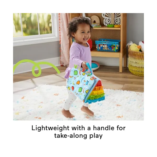 Fisher-Price Baby Musical Toy, Kick & Play Soft Piano for Tummy Time with Lights & Music for Newborn to Toddler, HND54