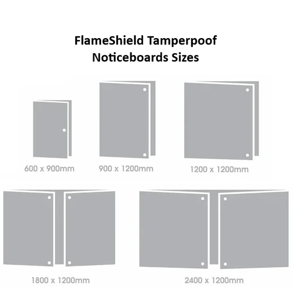 FlameShield Tamperproof Noticeboard