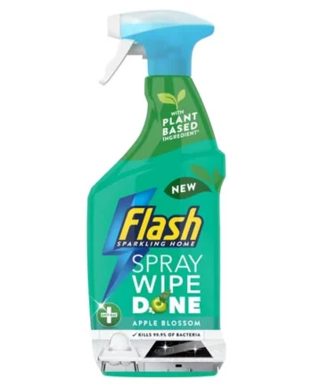 Flash Antibacterial Spray Wipe Done Multi Purpose Cleaner Apple 800ml