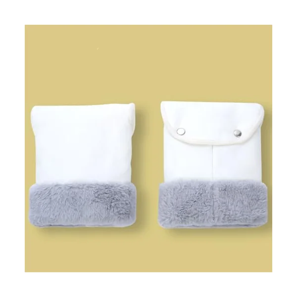 Fleece Hand Muff Windproof Pushchair Hand Gloves Handle Muff Keep Your Hands Warm in the Snow Pram Winter Gloves Thermal Baby Warm Winter Pram Accessories