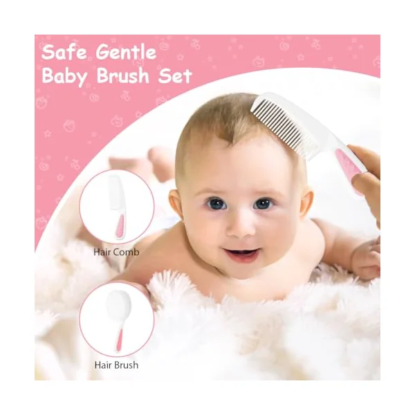 Flintronic14 in 1 Baby Healthcare and Grooming Kit, Newborn Baby Care Accessories with Hair Brush, Comb, Nail Clippers, for Newborn Boys Girls