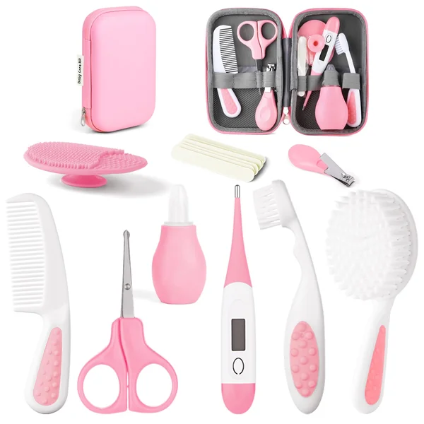 Flintronic14 in 1 Baby Healthcare and Grooming Kit, Newborn Baby Care Accessories with Hair Brush, Comb, Nail Clippers, for Newborn Boys Girls