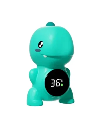 Floating Dino Water Temp Gauge with 3-Color Light & Travel-Friendly Design Baby Thermometers