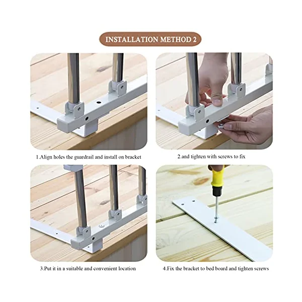 Fold Down Assist Handle Bed,Hospital Sides Rails Guard,Bed Rails for Elderly,Adults Portable Grab Bar Hand Rail,Home Care Handicap Safety Assistance Devices,A,69cmx40cm/27. l6x15.7