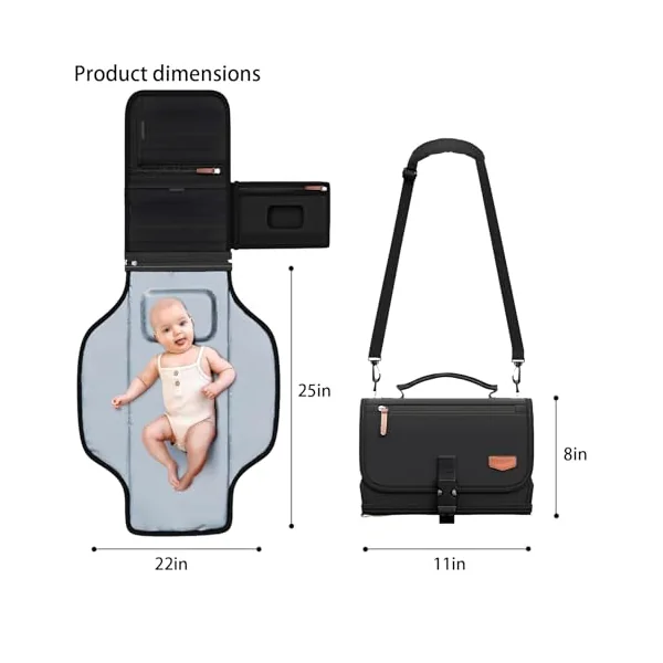 Foldable Lightweight Diaper Pad Portable Design for Parents on the Go Foldable Travel Changing Mat