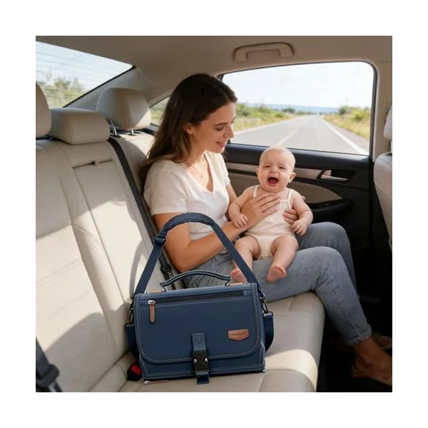 Foldable Lightweight Diaper Pad Portable Design for Parents on the Go Outdoor Diaper Changing Mat
