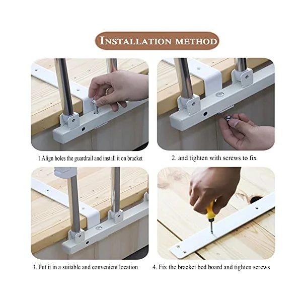 Folding Hospital Bedside Grab Bar Bumper,Handicap Medical Stand Cane Assistance Devices,for child Seniors Adults Guard Rail,Bed Rails Safety Assist Handle,120cmx36cm/47.24x14.17in