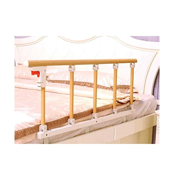 Folding Portable Bed Rail Safety Guard For Toddler Elderly & Seniors Adults Kids Bed Assist Handle Carbon Steel + Aluminum Alloy (Size : 95x40cm)