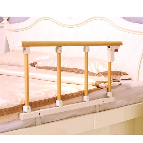 Folding Portable Bed Rail Safety Guard For Toddler Elderly & Seniors Adults Kids Bed Assist Handle Carbon Steel + Aluminum Alloy (Size : 95x40cm)
