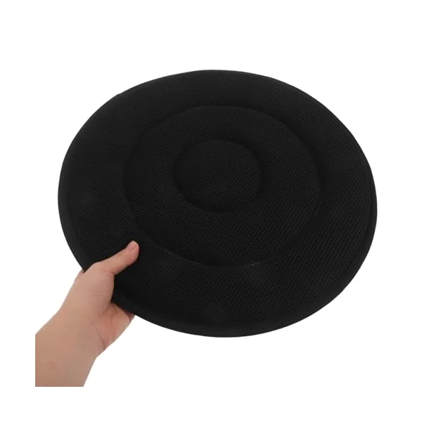 FOMIYES 2pcs Rotating Swivel Seat Cushion for Car and Office Chair with 360 Degree Rotation and Antislip Bottom, Ergonomic round Pads for Elderly Assistance and Transferring from Bed