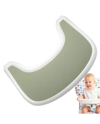 Food Catching Placemat | Safe Silicone Food Mat For Kids Table | Full Cover Durable High Chair Placemat, Clean And Hygienic, Dishwasher Safe For High Chair Table Top