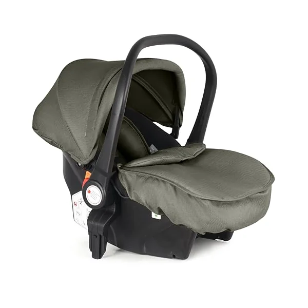 For Your Little One Cruise 3-in-1 Travel System with i-Size Car Seat, Stroller, 13kg Pram, Height Adjustable Handle, Pram, Newborn 0-4 Years Free Raincover and Cupholder (Pebble Sage)