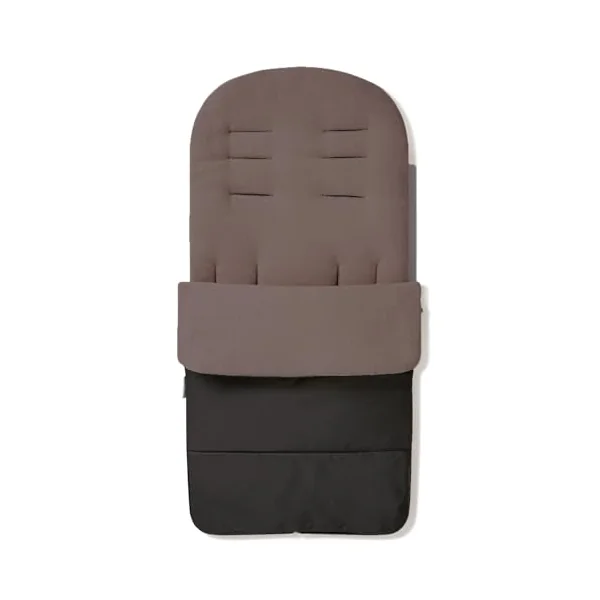 For Your Little One Universal Footmuff Cosy Toes Fleece Lined Deluxe Snuggly Fitting for All Pushchairs Strollers Prams Buggys Baby Jogger 100cm (Brown, Premium)