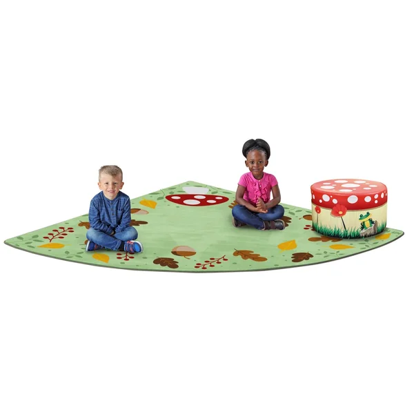 Forest Friends Corner Carpet 2x2m