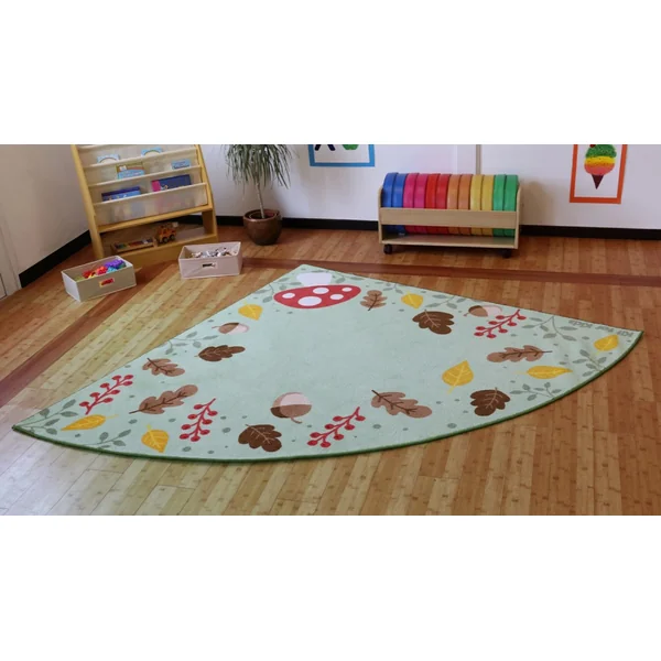 Forest Friends Corner Carpet 2x2m