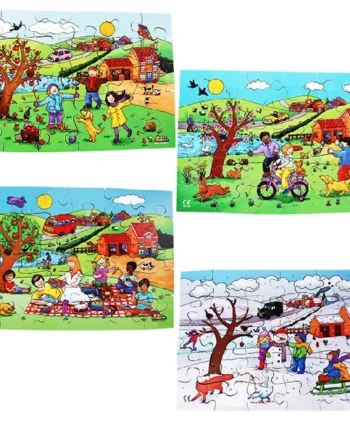 Four Seasons Puzzles - Set of 4