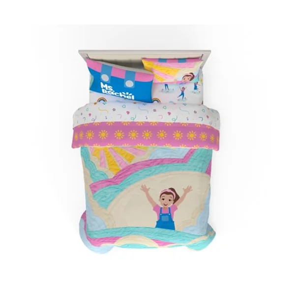 Franco Duvet Cover Set, Microfibre, Ms. Rachel, 5 Piece Full Size