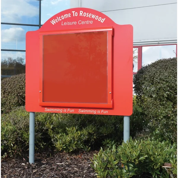 Freestanding Outdoor Noticeboard