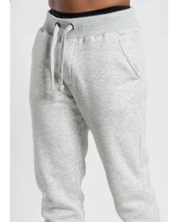 French Connection Light Grey Cotton Blend Joggers