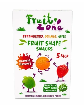 Fruit Zone Strawberry, Orange, Apple Fruit Shape Snacks 100g