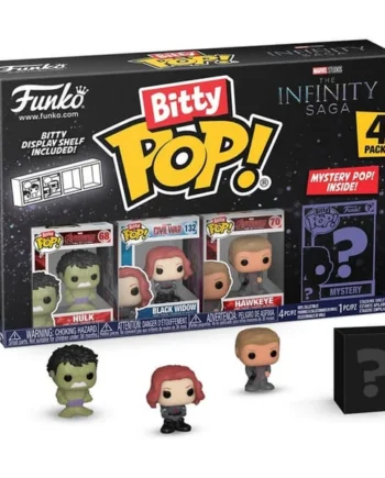 Funko Bitty Pop Marvel The Infinity Saga 4pk - Hulk, Black Widow, Hawkeye and A Surprise Mystery Mini Figure