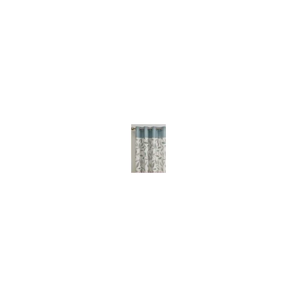 Fusion Beechwood Blue Eyelet Curtains