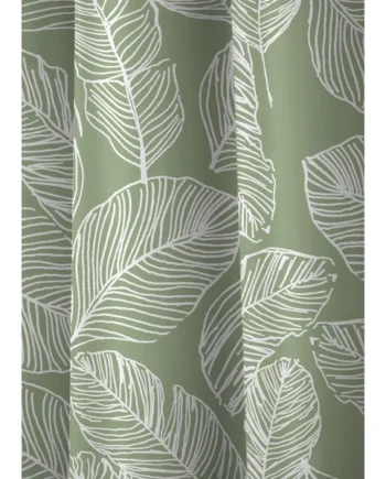 Fusion Matteo Green Eyelet Curtains