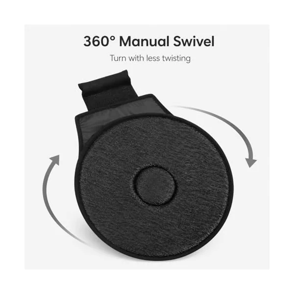 Gadpiparty 360 Rotating Car Seat Cushion Universal Swivel Pad Lightweight Breathable Anti-Slip Cushion for Elderly Disabled and Pregnancy Mobility Aid