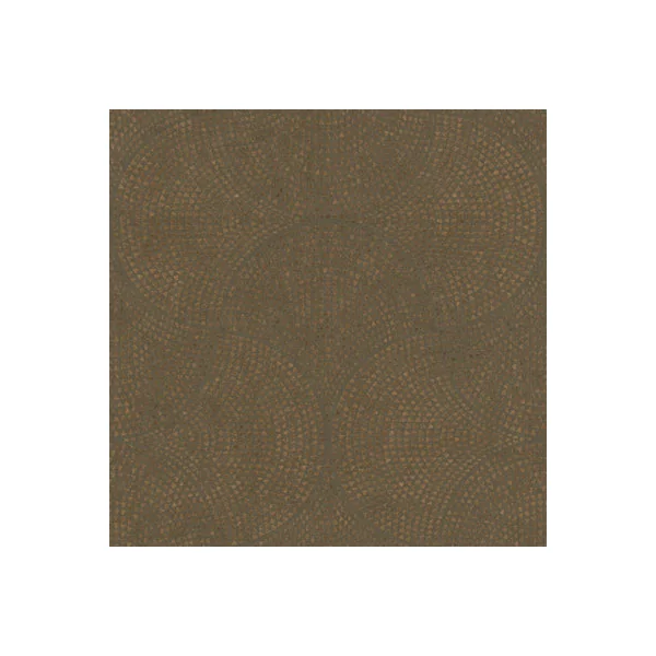 Galerie Havana Brown Gold Mosaic Fan Textured Wallpaper