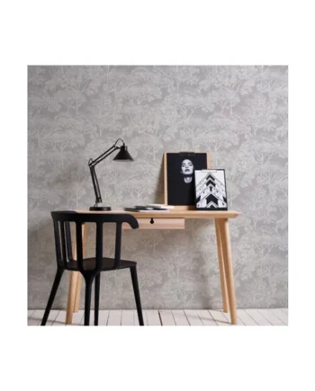 Galerie Havana Grey Cream Tree Motif Textured Wallpaper