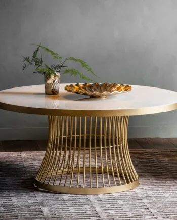 Gallery Pickford Champagne Marble Top Coffee Table