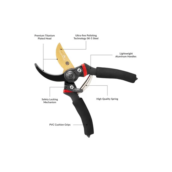 GardenKraft 8-Inch Professional Pruning Shears