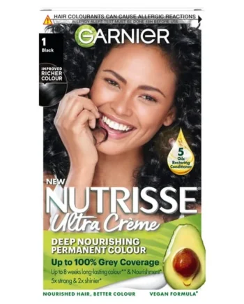 Garnier Nutrisse Ultra Crème Hair Dye - 1 Black