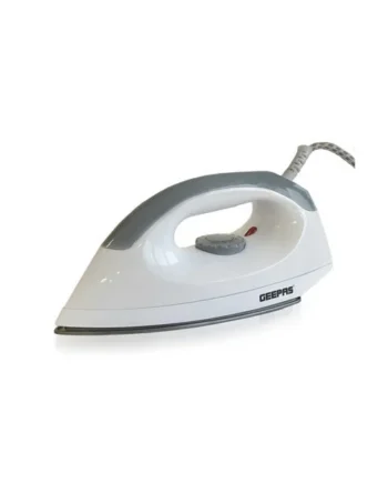 Geepas 1200W Dry Iron Non-Stick Soleplate Adjustable Thermostat Control