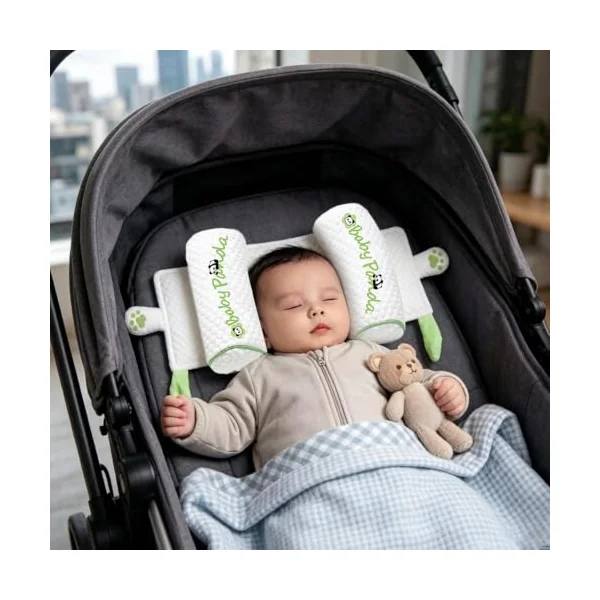 Generisch Head Shape Pillow for Children Soft Sleep Correction Support for Child | Kids neck support pillow and girls for cars, planes, hotels, camping, travelling and nursery