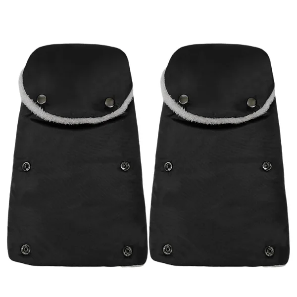 Generisch Pram Mittens Comfortable Windproof Thick Gloves Warm Extra Thick Hand Warmer for Parents in Cold Weather for Prams in Winter When Travelling on Handlebars for Children and