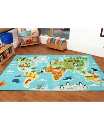 German Animals & Places of the World Carpet