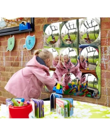 Giant 9 Domed Acrylic Mirror Panel