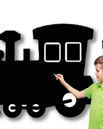 Giant Outdoor Chalkboard Train
