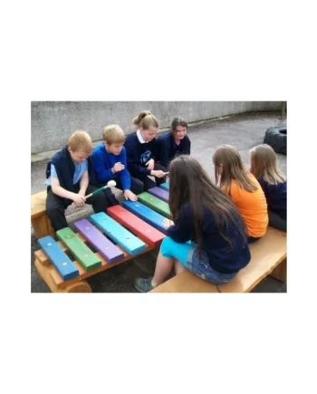 Giant Outdoor Xylophone - Multi Coloured