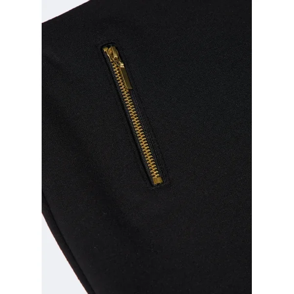 Girls Black Asymmetric School Skirt (8-16yrs)