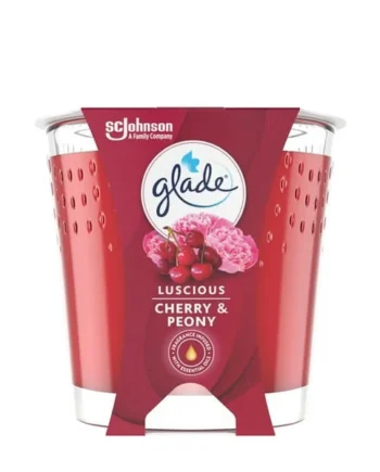 Glade Candle Luscious Cherry &n Peony 129g