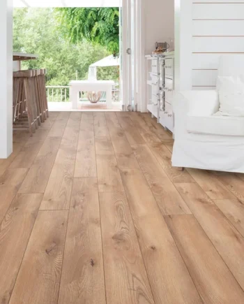 Golden Select Woodland (Oak) Splash Shield AC5 Laminate Flooring with Foam Underlay - 1.146 m² Per Pack