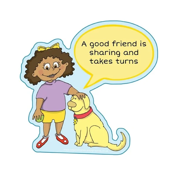 Good Friend Sign - Takes Turns