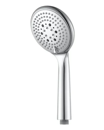 GoodHome Cavally Chrome effect 3-spray pattern Shower head