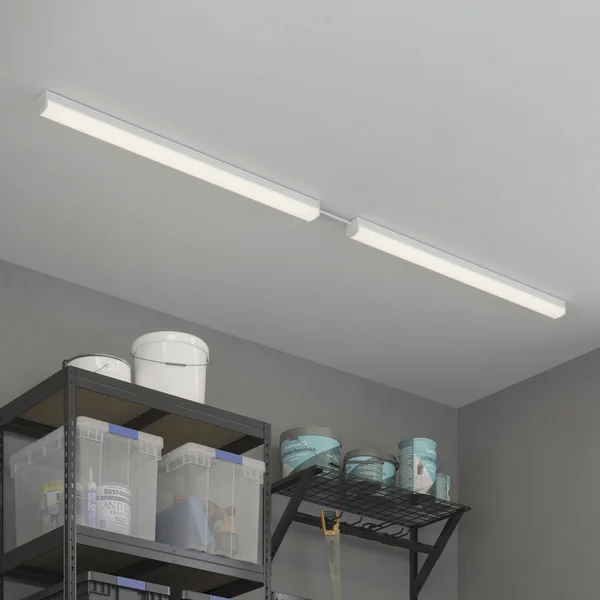 GoodHome Hovell Neutral white Integrated LED Batten 36.5W 4400lm (L)1.2m