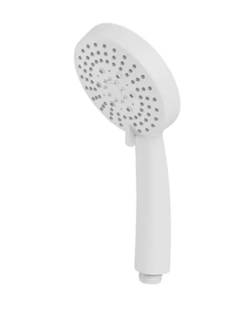 GoodHome Tummel White 3-spray pattern Shower head, 243mm