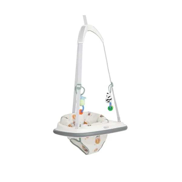 Graco Bumper Jumper Doorway Jumper. Bounce, Play and Entertain Your Baby. Suitable from 6 Months to 12 Months (max. 12kg), Up & Away Fashion